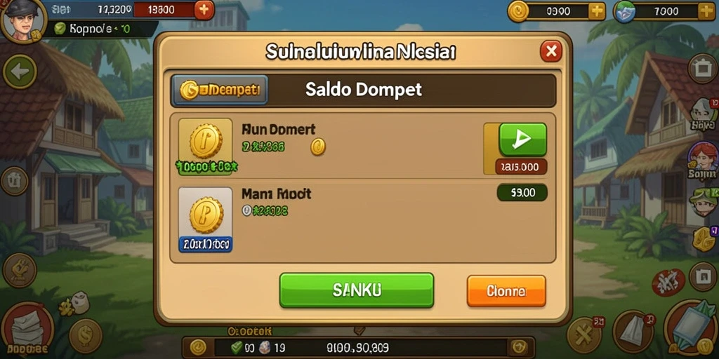 Screenshot fitur bonus harian yang menarik.
