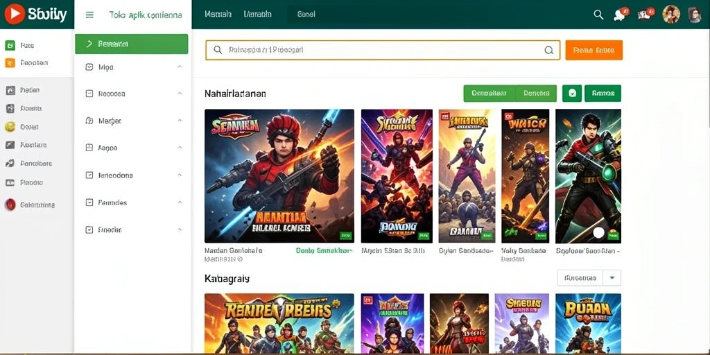 Tampilan antarmuka yang menarik dan user-friendly.