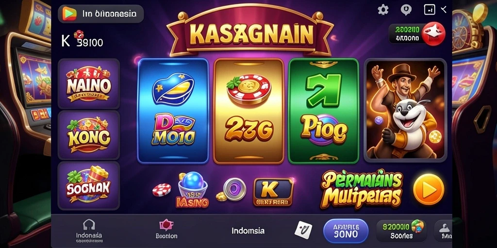 Tampilan layar utama yang menarik dan mudah dinavigasi.