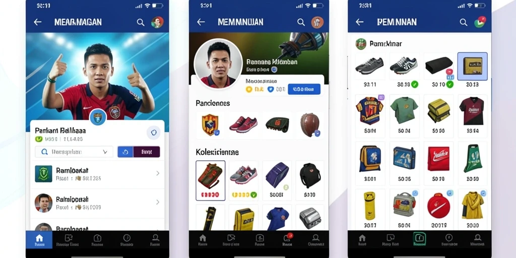 Tampilan antarmuka pengguna yang intuitif dan menarik.